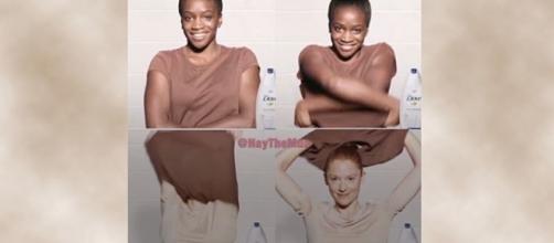 Dove has suffered a backlash after releasing what is considered to be a racist advert [Image credit Atlanta Journal-Constitution/YouTube]