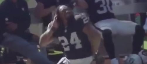 Marshawn Lynch will be key in the Raiders' game against the Ravens. - Image Credit: Bay Area Compass Music/YouTube