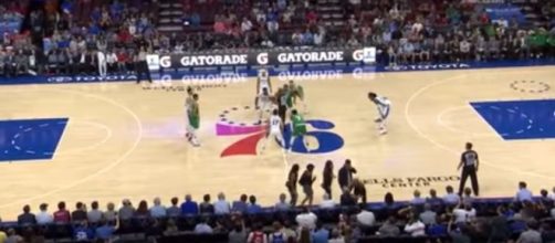 Boston Celtics vs Philadelphia Sixers on October 6, 2017 NBA Preseason [Ximo Pierto/YouTube]