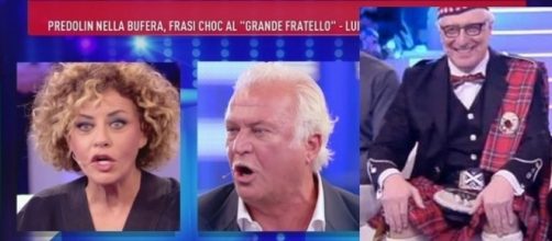 Da sinistra Eva Grimaldi, Marco Predolin e Alberico Lemme