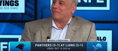 The Detroit Lions were favored by three points over the Carolina Panthers in Week 5. -- YouTube screen capture / CBS Sports