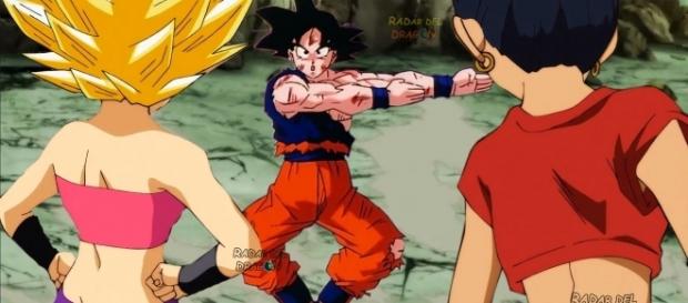 Goku le enseña la técnica de la fusión a Kale y Caulifla - Radar del Dragon Goku le enseña la técnica de la fusión a Kale y Caulifla - Radar del Dragon