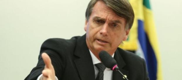 Jair Bolsonaro em seu discuro nos EUA Jair Bolsonaro em seu discuro nos EUA