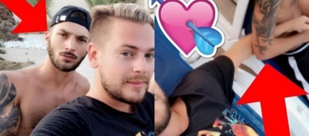 Jeremstar, et son petit ami, Lorenzo. Jeremstar, et son petit ami, Lorenzo.