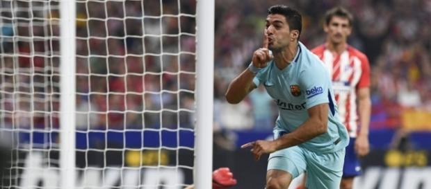 Luis Suárez manda a callar al estadio Wanda Metropolitano - laliga.es Luis Suárez manda a callar al estadio Wanda Metropolitano - laliga.es