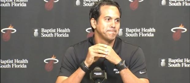 Miami Heat coach Erik Spoelstra is satisfied with his team's performance -- FOXSportsFlorida FOXSportsSun via YouTube Miami Heat coach Erik Spoelstra is satisfied with his team's performance -- FOXSportsFlorida FOXSportsSun via YouTube