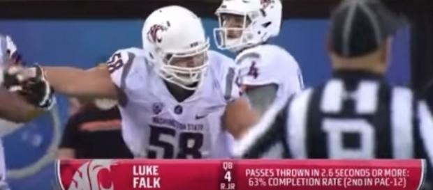 WSU quarterback Luke Falk continues to have an amazing college football season. -- Youtube screen capture / Pac-12 WSU quarterback Luke Falk continues to have an amazing college football season. -- Youtube screen capture / Pac-12
