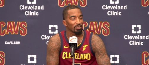 J.R. Smith talks about Derrick Rose. (Image Credit - Cleveland Cavaliers on cleveland.com/YouTube )