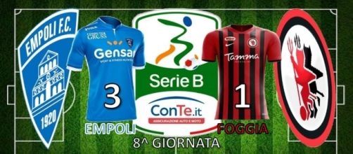 L'Empoli ha battuto 3-1 il Foggia nell'ottava giornata del campionato di Serie B ConTe.it 2017/18