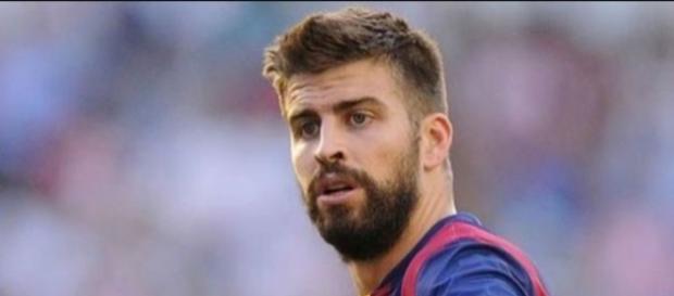 Gerard Piqué durante un partido Gerard Piqué durante un partido