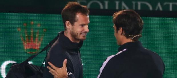 Andy Murray and Roger Federer. (Image Credit: Marianne Bevis, Flickr -- CC BY-ND 2.0) Andy Murray and Roger Federer. (Image Credit: Marianne Bevis, Flickr -- CC BY-ND 2.0)