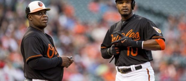 First base coach Wayne Kirby will continue to be a fixture at Camden yards next year. (Image credit: Keith Allison/Flickr) First base coach Wayne Kirby will continue to be a fixture at Camden yards next year. (Image credit: Keith Allison/Flickr)