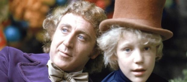 Gene Wilder e Peter Ostrum em ''A Fantástica Fábrica de Chocolates'' (1971). Gene Wilder e Peter Ostrum em ''A Fantástica Fábrica de Chocolates'' (1971).