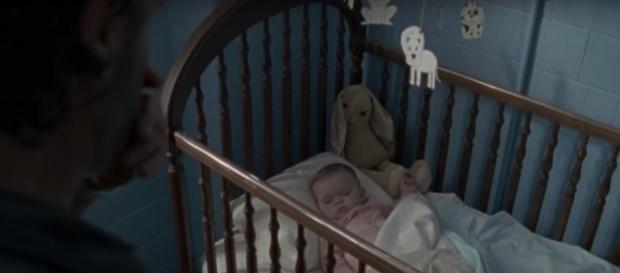 'TWD:' Rick finds a baby /Image via Daryl Dixon, YouTube 'TWD:' Rick finds a baby /Image via Daryl Dixon, YouTube