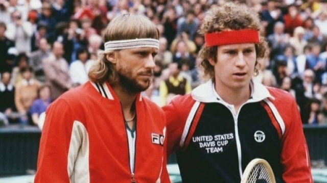 Bjorn Borg e John McEnroe alla fine degli anni '70