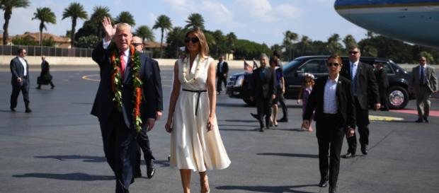 En route pour l'Asie, Donald Trump fait une première escale à ... - bfmtv.com En route pour l'Asie, Donald Trump fait une première escale à ... - bfmtv.com