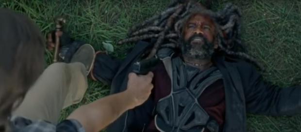 Ezekiel in 'TWD' 8x04 / Image via Daryl Dixon, YouTube screencap Ezekiel in 'TWD' 8x04 / Image via Daryl Dixon, YouTube screencap