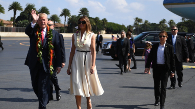 En route pour l'Asie, Donald Trump fait une premi&egrave;re escale &agrave; ... - bfmtv.com