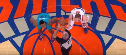 Kristaps Porzingis could play for the Knicks when they host the Kings -- Ximo Pierto via YouTube