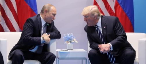 U.S., Russia Offer Conflicting Accounts of Trump-Putin Meeting . screen shot YouTube.