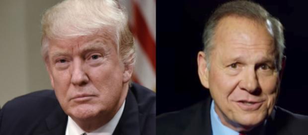 Donald Trump, Roy Moore, via Twitter Donald Trump, Roy Moore, via Twitter