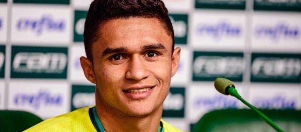 Érik é atacante do Alviverde paulista Érik é atacante do Alviverde paulista