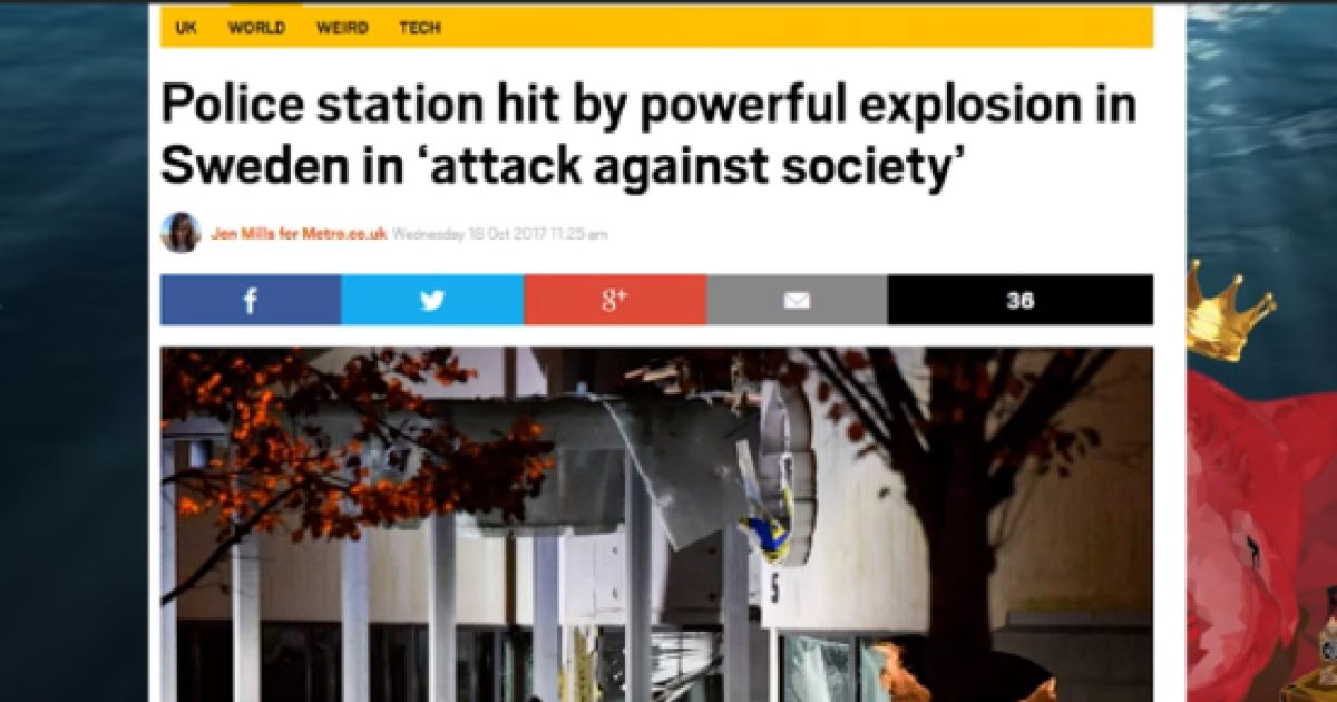 The Sweden bombings that nobody is talking about