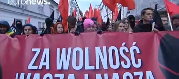 60,000 join Polish independence day march - Image credit - Euro News | YouTube 60,000 join Polish independence day march - Image credit - Euro News | YouTube