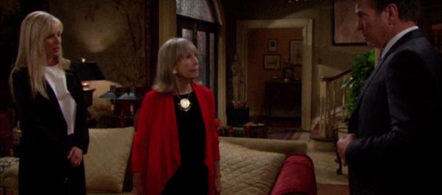 Ashley and Jack don't know Dina is on the loose in Genoa City. (Image via The Young and the Restless channel Youtube). Ashley and Jack don't know Dina is on the loose in Genoa City. (Image via The Young and the Restless channel Youtube).