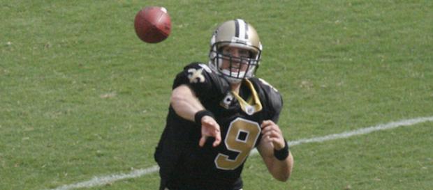 Drew Brees ran for one of the Saints' six touchdowns. (via Flickr - _MG_5421) Drew Brees ran for one of the Saints' six touchdowns. (via Flickr - _MG_5421)