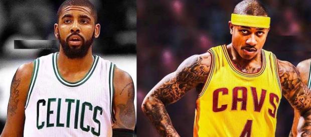LeBron compares Thomas and Irving to each other. LeBron compares Thomas and Irving to each other.