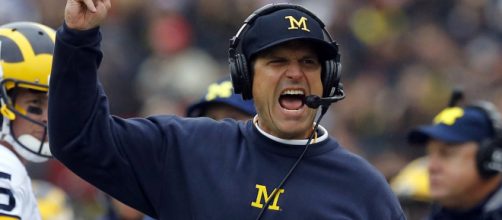 Can the NFL sway Jim Harbaugh away from Michigan? [Image via Wolverine Highlights/YouTube]