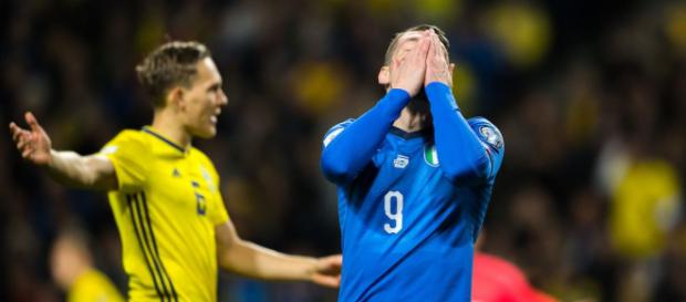 Belotti disperato con la maglia della nazionale italiana - Calcioefinanza.it Belotti disperato con la maglia della nazionale italiana - Calcioefinanza.it