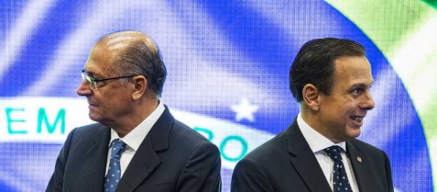 Doria e Alckmin tentam de todas formas mostrar união Doria e Alckmin tentam de todas formas mostrar união