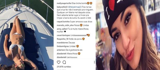 Seguidores criam polêmica na postagem da advogada Seguidores criam polêmica na postagem da advogada