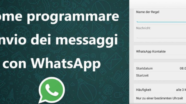 Ecco come programmare i messaggi su WhatsApp