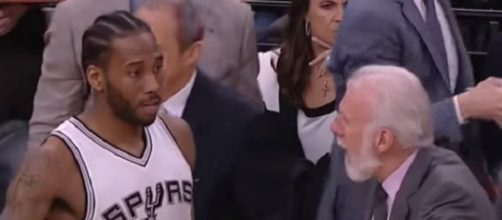 Gregg Popovich misses his main weapon, Kawhi Leonard (Image Credit: Overlooking the Obvious/YouTube)