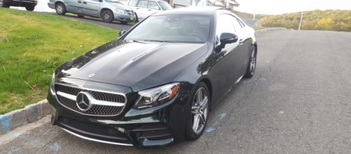 The 2018 E400 Coupe front view (Images taken by me, Francisco Lopez)
