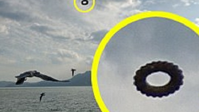 Avvistamento di un Ufo a forma di ciambella in Cina