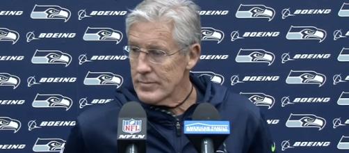 Seahawks head coach Pete Carroll speaking with the media. - [Seattle Seahawks / YouTube screencap]