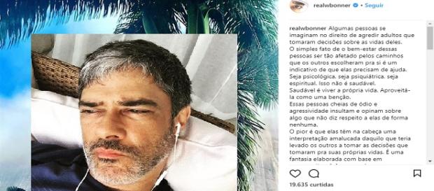 Apresentador posta textão em defesa de liberdade individual Apresentador posta textão em defesa de liberdade individual