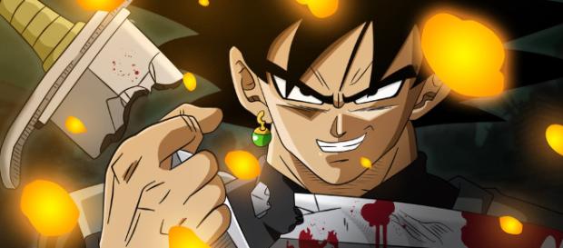 Black Goku rompe la espada.- deviantart.com Black Goku rompe la espada.- deviantart.com