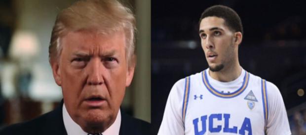Donald Trump, LiAngelo Ball, via Twitter Donald Trump, LiAngelo Ball, via Twitter