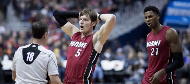 Miami Heat won't be able to count on their forward. Image Credit: Keith Allison / Flickr Miami Heat won't be able to count on their forward. Image Credit: Keith Allison / Flickr