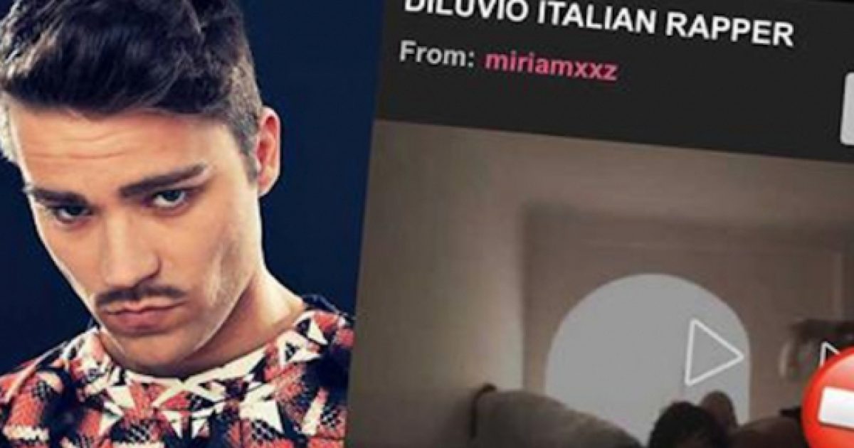 Video a luci rosse che ritrae Diluvio durante un rapporto finisce on line