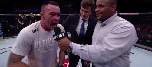 In a recent interview, Colby Covington had some "not so nice" things to say about fellow UFC fighter Jon Jones. [Image via UFC/YouTube screencap]