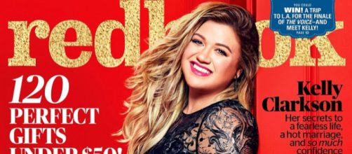 Kelly Clarkson boasts weight gain, not weight loss for happy sexual health. Source Youtube Redbook