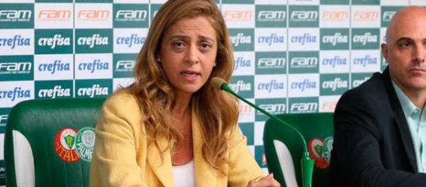 Leila Pereira e Maurício Galiotte querem trazer jovem atacante ao Palmeiras Leila Pereira e Maurício Galiotte querem trazer jovem atacante ao Palmeiras