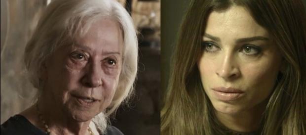 Lívia se assusta com as revelações de Mercedes Lívia se assusta com as revelações de Mercedes