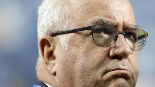 Il presidente dimissionario Carlo Tavecchio